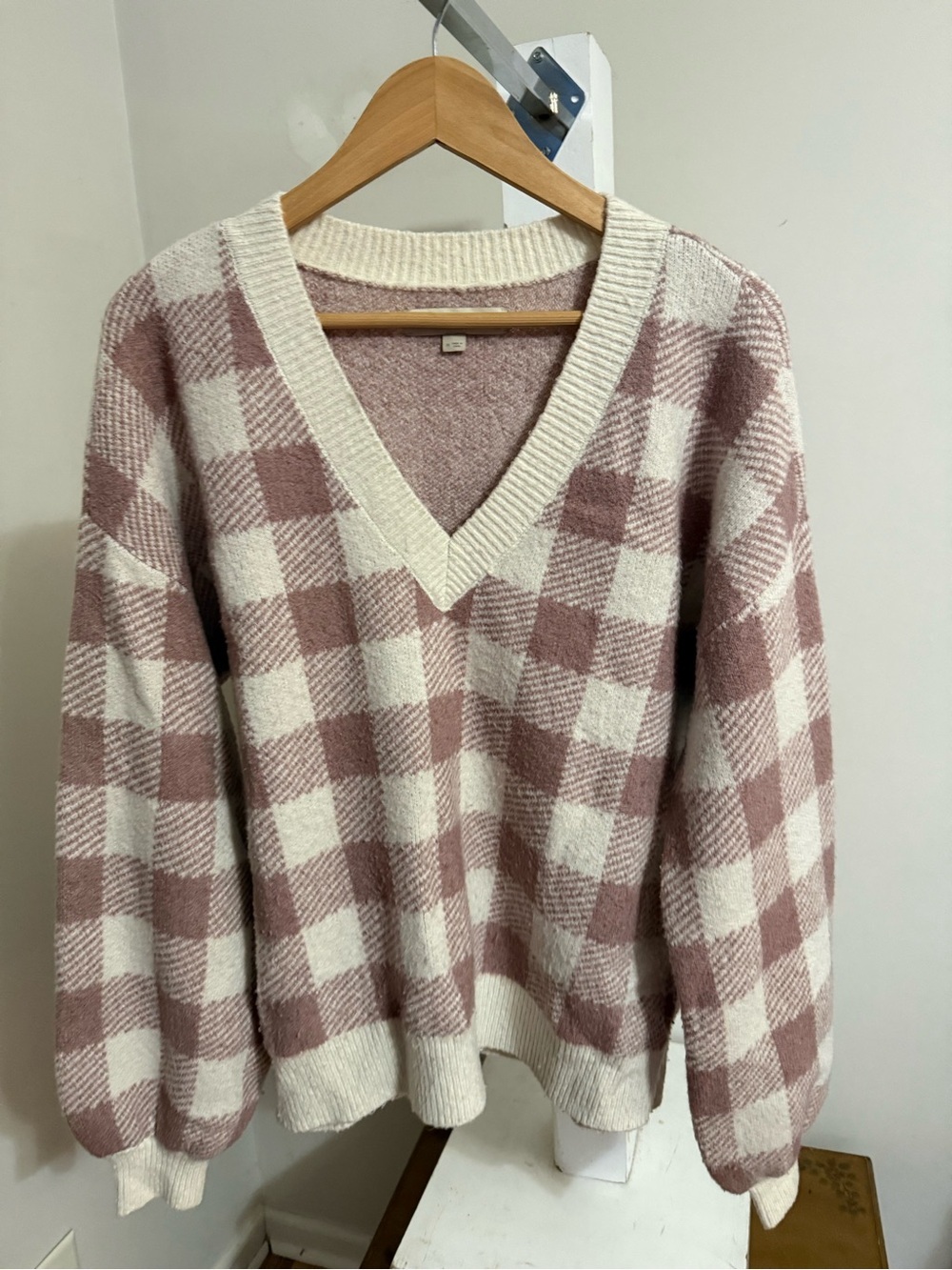 LOFT V-Neck Wool Blend Sweater
